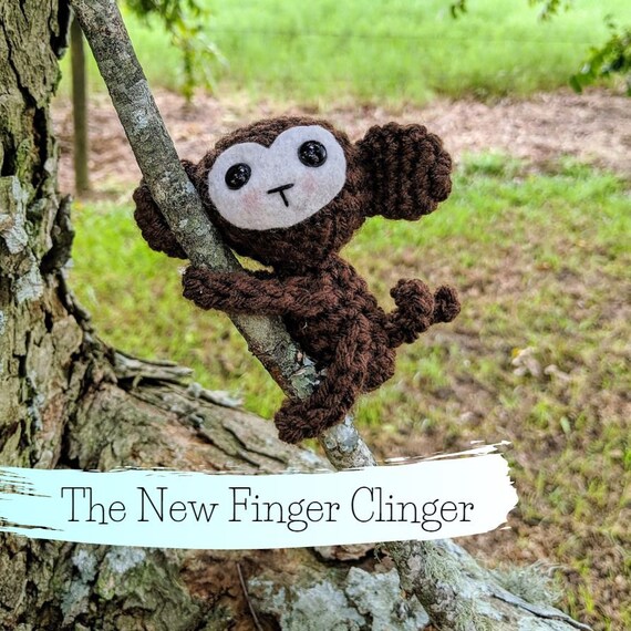 stuffed finger monkey