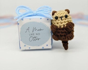 Cute otter plush care package for personalized Mother's Day gift