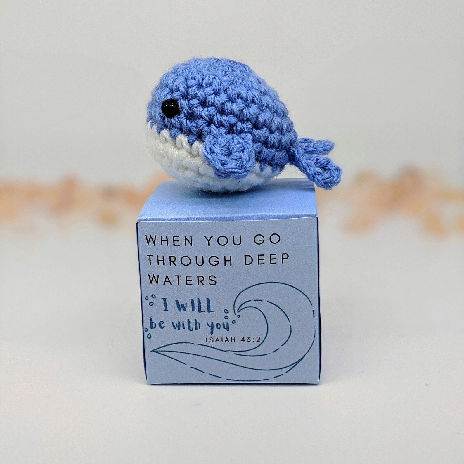 Deep Waters Isaiah Crochet Pattern Bible Verse Grief Christian Care ...