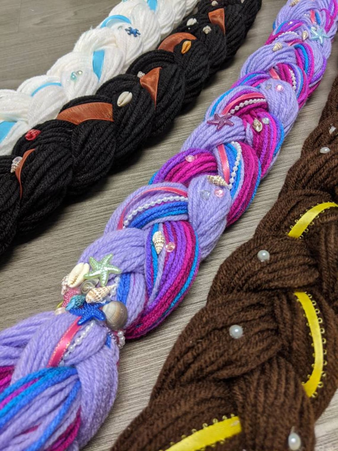 Custom Yarn Braid Etsy