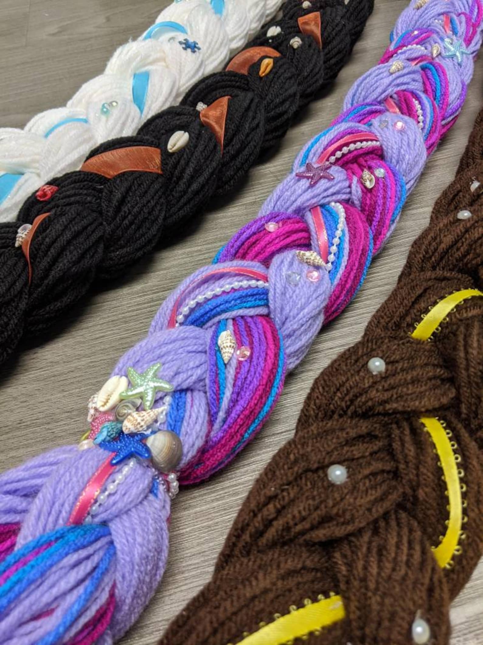 Custom Yarn Braid Etsy