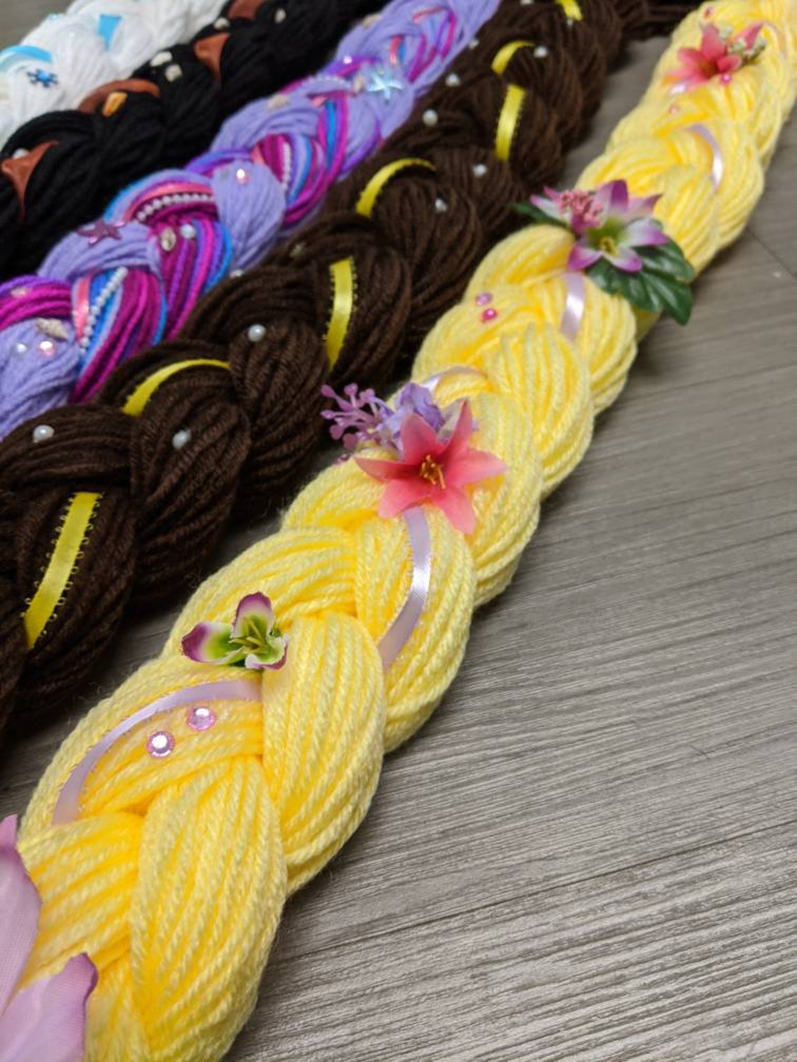 Custom Yarn Braid Etsy