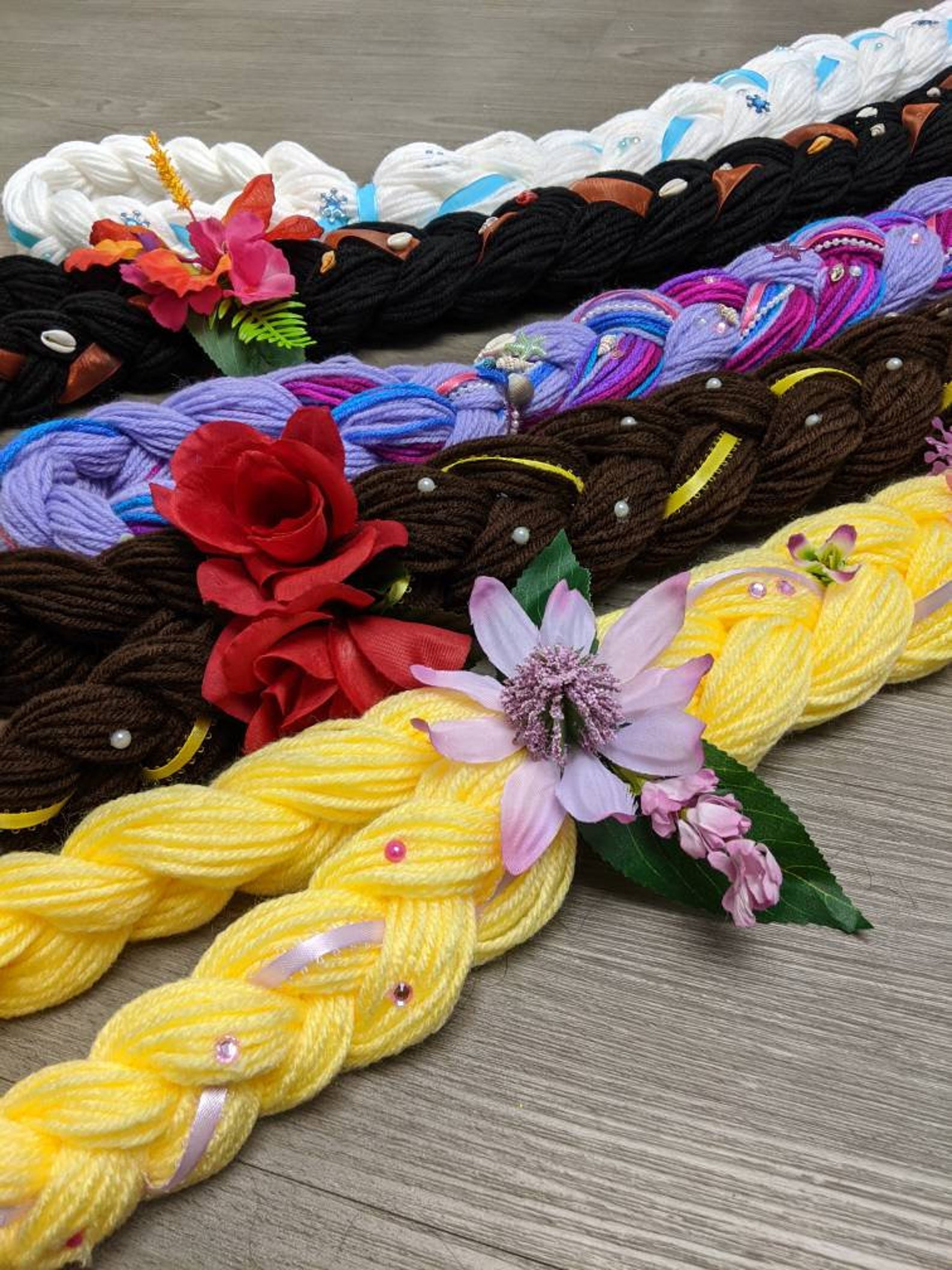 Custom Yarn Braid Etsy