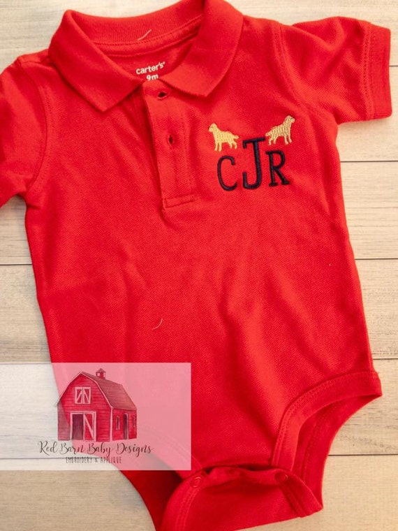 baby polo shirt bodysuit