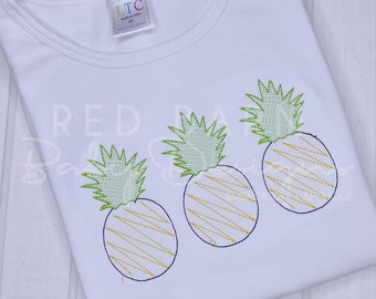 Pineapple Trio Shirt or Bodysuit; Fruit Trio Shirt
