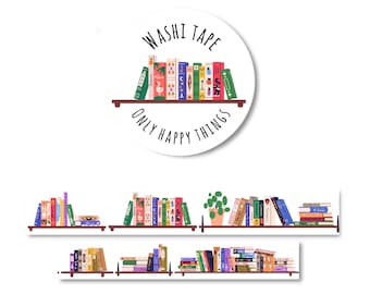WASHI BOOKS / booklover reading crafting scrapbooking bullet journal paper tape snail mail / onlyhappythings