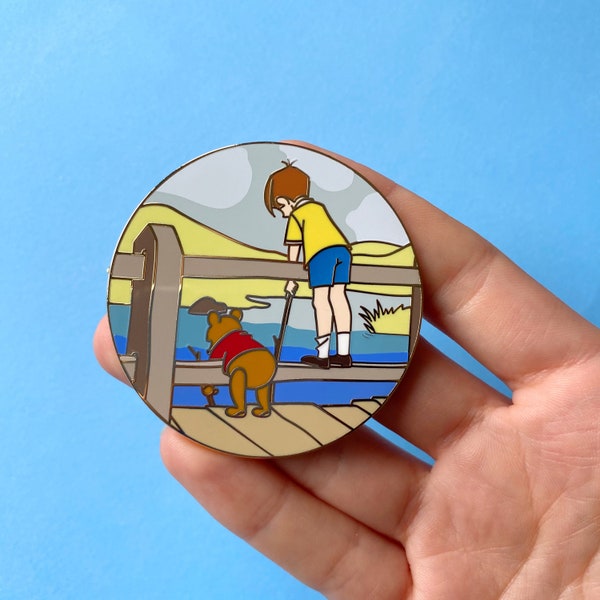 B GRADE Pin inspirado en Pooh / christoper robin Winnie the Pooh Disney pin / onlyhappythings