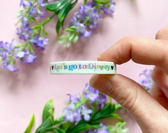 WASHI TAPE DISNEY / let's go to disney mickey inspired snailmail bullet journal stationery planner / onlyhappythings