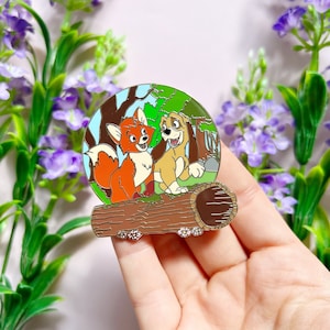 DISNEY INSPIRED PIN / pin fox and hound todd copper - onlyhappythings