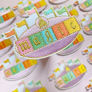 PATCH DISNEY INSPIRIERT zum Aufbügeln / magisches Disneyworld Disney Schloss Mickey Mouse Disneyland / Onlyhappythings