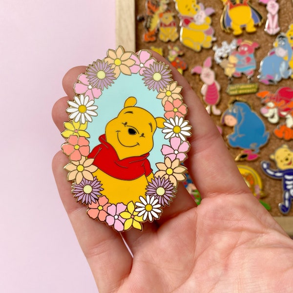 LIMITED EDTION PIN / winnie the pooh inspirado flores de disney pin / onlyhappythings