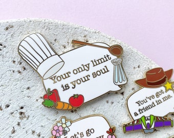 RATATOUILLE PIN / Émail dur inspiré de Disney / onlyhappythings