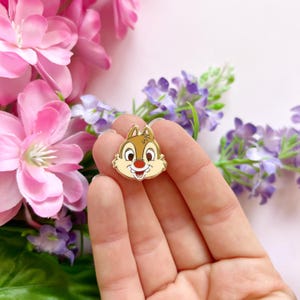 DALE PIN/ chip and dale chipmunks squirrel disney mini pin - onlyhappythings