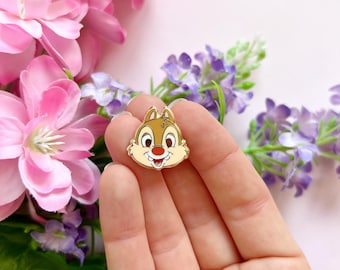 DALE PIN/ chip and dale chipmunks squirrel disney mini pin - onlyhappythings