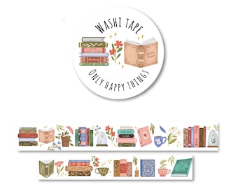 WASHI BOOKS / booklover reading crafting scrapbooking bullet journal paper tape snail mail / onlyhappythings
