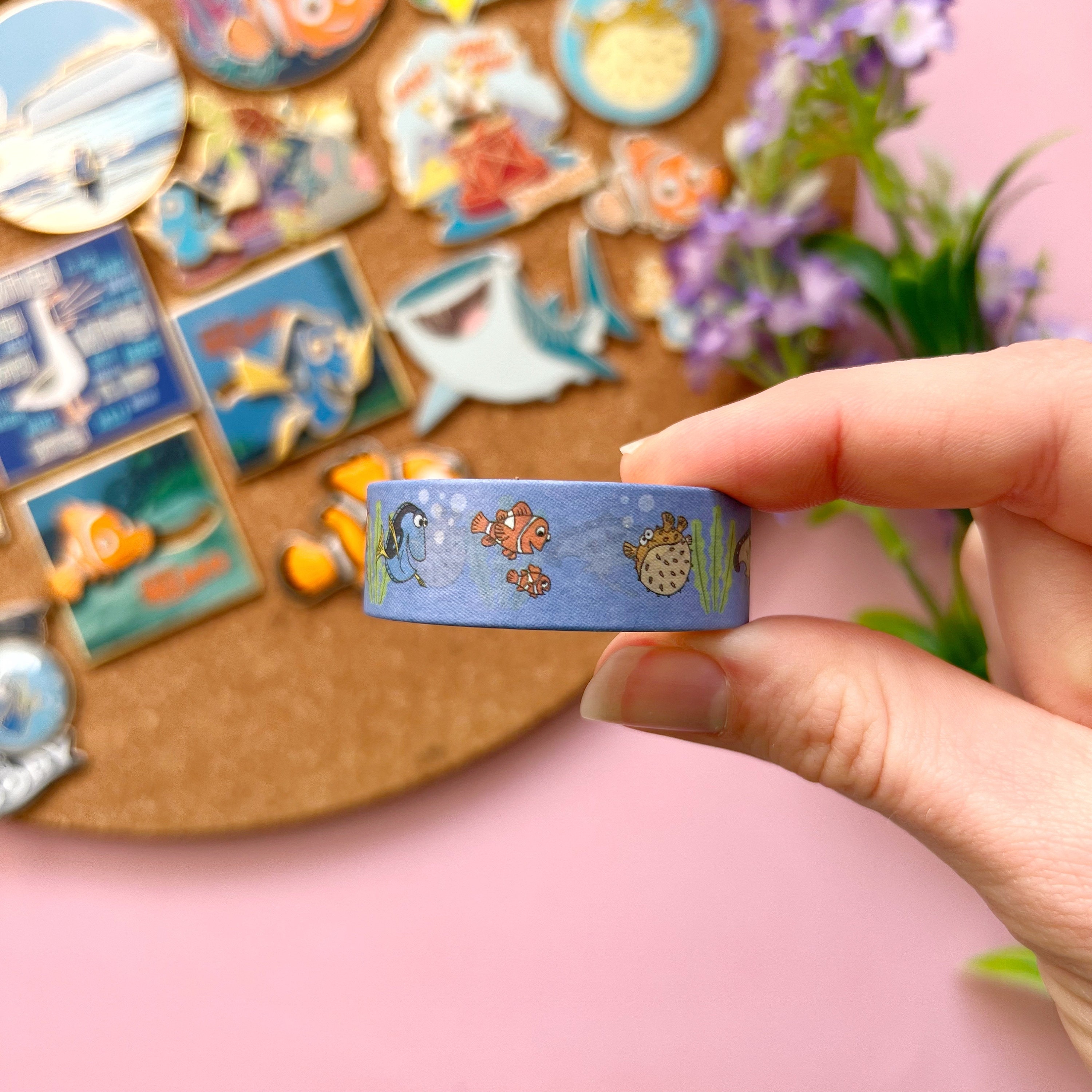 Disney Pixar Masking/washi Tape Washi Tape Full Roll Journals Planners  Scrapbooking Card Making 