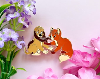 FOX HOUND PIN / fox and hound todd and copper Disneyland disneyworld - onlyhappythings