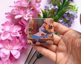 MAGNET BELLE / beauty and the beast Disney princess disney inspired fridge magnet / onlyhappythings