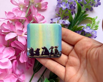 MAGNET POOH / winnie the pooh piglet tigger disney inspired fridge magnet / onlyhappythings