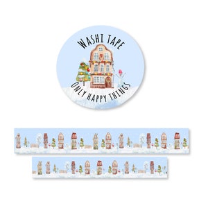 CASE INVERNALI WASHI / case cottage scrapbooking natalizio bullet journal posta ordinaria / onlyhappythings