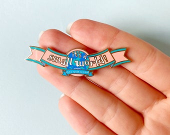 SMALL WORLD PIN / its a small world disney inspired pink disneyland disneyworld / onlyhappythings