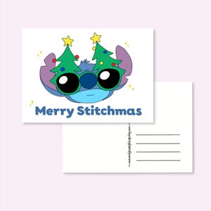 CHRISTMAS POSTCARD STITCH / xmas postcrossing / onlyhappythings