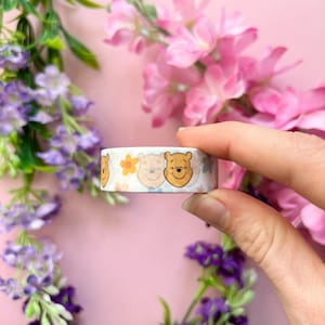 WASHI TAPE POOH / Winnie the Pooh flowers inspired stationary bullet journal scrapbooking snailmail post / onlyhappythings