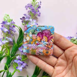 MAGNET ALICE / alice in wonderland flowers disney inspired fridge magnet / onlyhappythings
