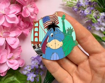 EEYORE INSPIRED PIN / Winnie the Pooh disney united states of america usa new york Disneyland disney inspired / onlyhappythings