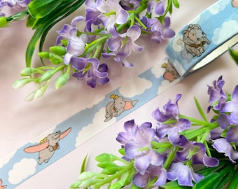 WASHI TAPE DUMBO / don't fly just soar elephant Disney inspired snailmail bullet journal stationery planner / onlyhappythings