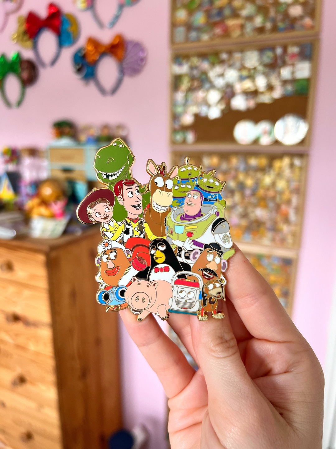 ピンズ・ピンバッジ・缶バッジ Disney Pixar Pin Badge 13set ToyStory Disney Toy Story Pins Woody Buzz Lightyear Rex Alien Hamm