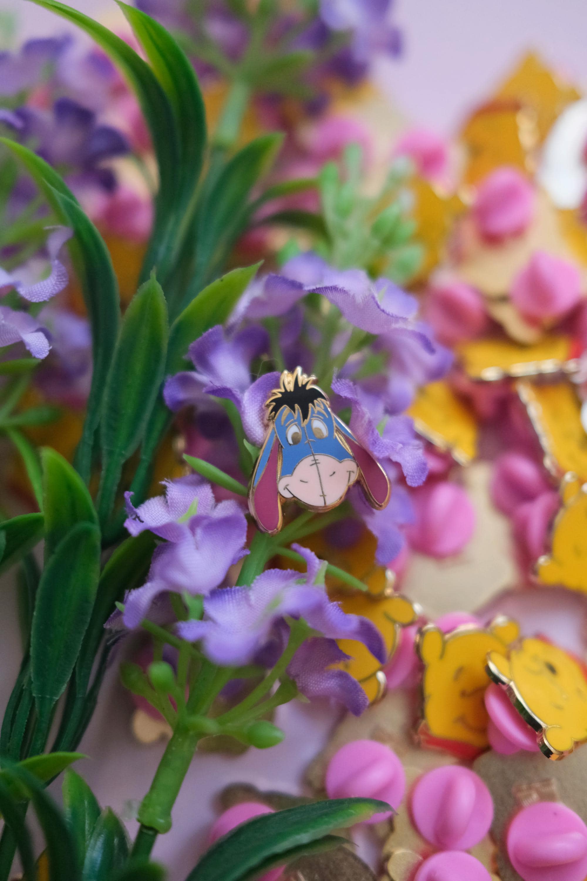 ENAMEL EEYORE // Winnie the Pooh Mini Pin Disney Inspired ...