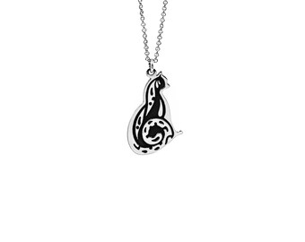 Chinese Zodiac Year Of The Tiger Sterling Silver Pendant