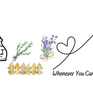 SVG Digital Download Practical Magic Movie Lavendel Rosmarin Salz Magie Glück Liebe Kräuter Blumen Garten Inspirierendes Zitat