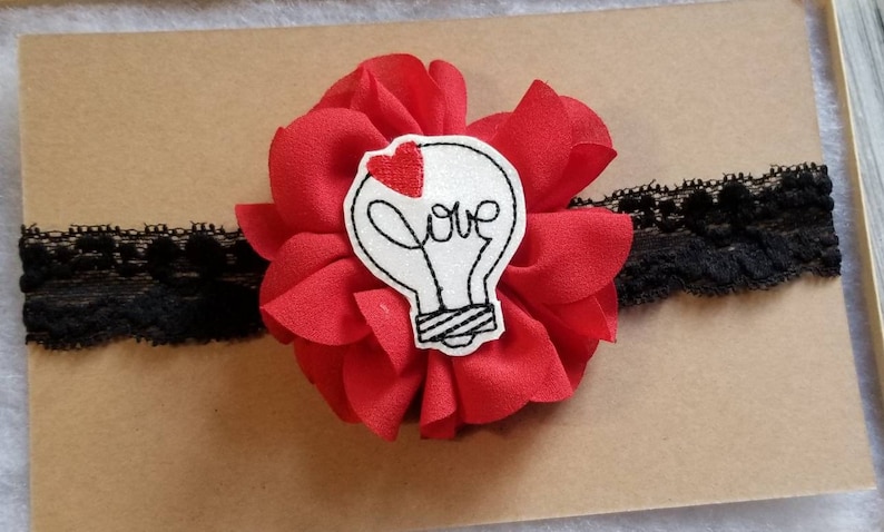 Newborn Headbands Red Lace Headband Preemie Headbands Toddler Headbands Valentine/'s Day Headbands Baby Headbands