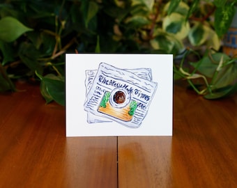 Coffee & News Grußkarte | Geschenk für Ihn | Schreibwaren |