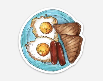 Breakfast Plate Magnet