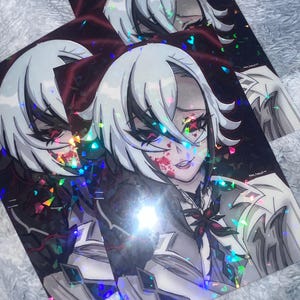 A5 Holographischer Arlecchino Druck