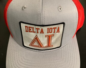 Delta Sigma Theta Baseball Cap White With Red Rhinestones  display picture 2