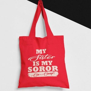 Delta Sigma Theta family tote bag