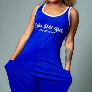 Zeta Phi Beta Romper with Pockets