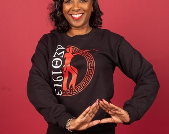 Camiseta/sudadera Delta Sigma Theta Designer Lady Fortitude 1913