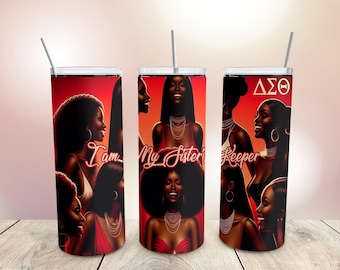 Vaso guardián de la hermana Delta Sigma Theta