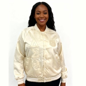 Satin Bomber Jacket Dst - Etsy
