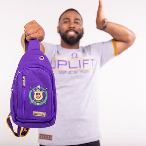 Omega Psi Phi Crossbody Bag