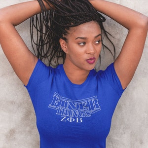 Zeta Phi Beta Finer Things screen printed T-SHIRT