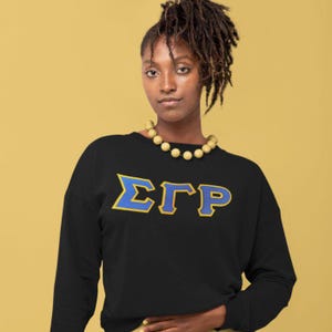 Sigma Gamma Rho Letters Sweatshirt
