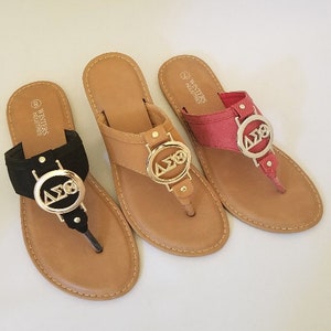 Delta Sigma Theta open toe thing sandal
