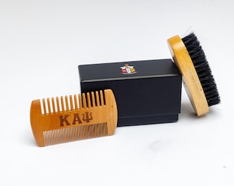 Kappa Alpha Psi Travel Comb and Brush Grooming Kit
