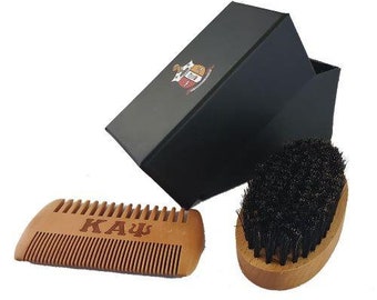 Kappa Alpha Psi Travel Comb and Brush Grooming Kit
